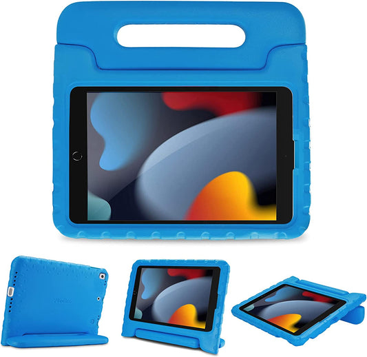 Kids Case for Ipad 9Th Generation/Ipad 8/Ipad 7, Ipad 10.2 Case 2021 2020 2019/Ipad Air 10.5/Ipad Pro 10.5 Kids Case, Shockproof Lightweight Case with Convertible Handle Stand-Blue